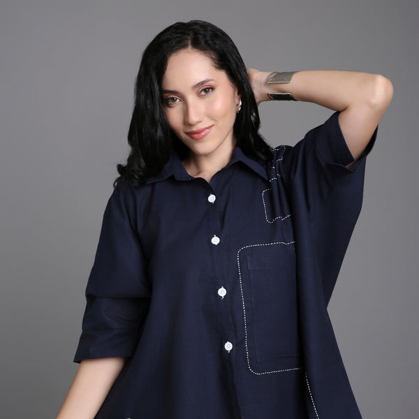 AZURE | Women Co-ord Set | Hand Embroidery