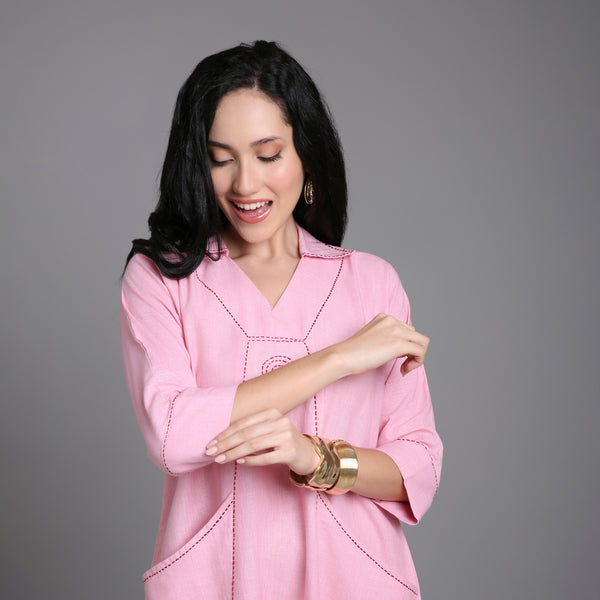 BLUSH ROYALE | Woman Midi Dress