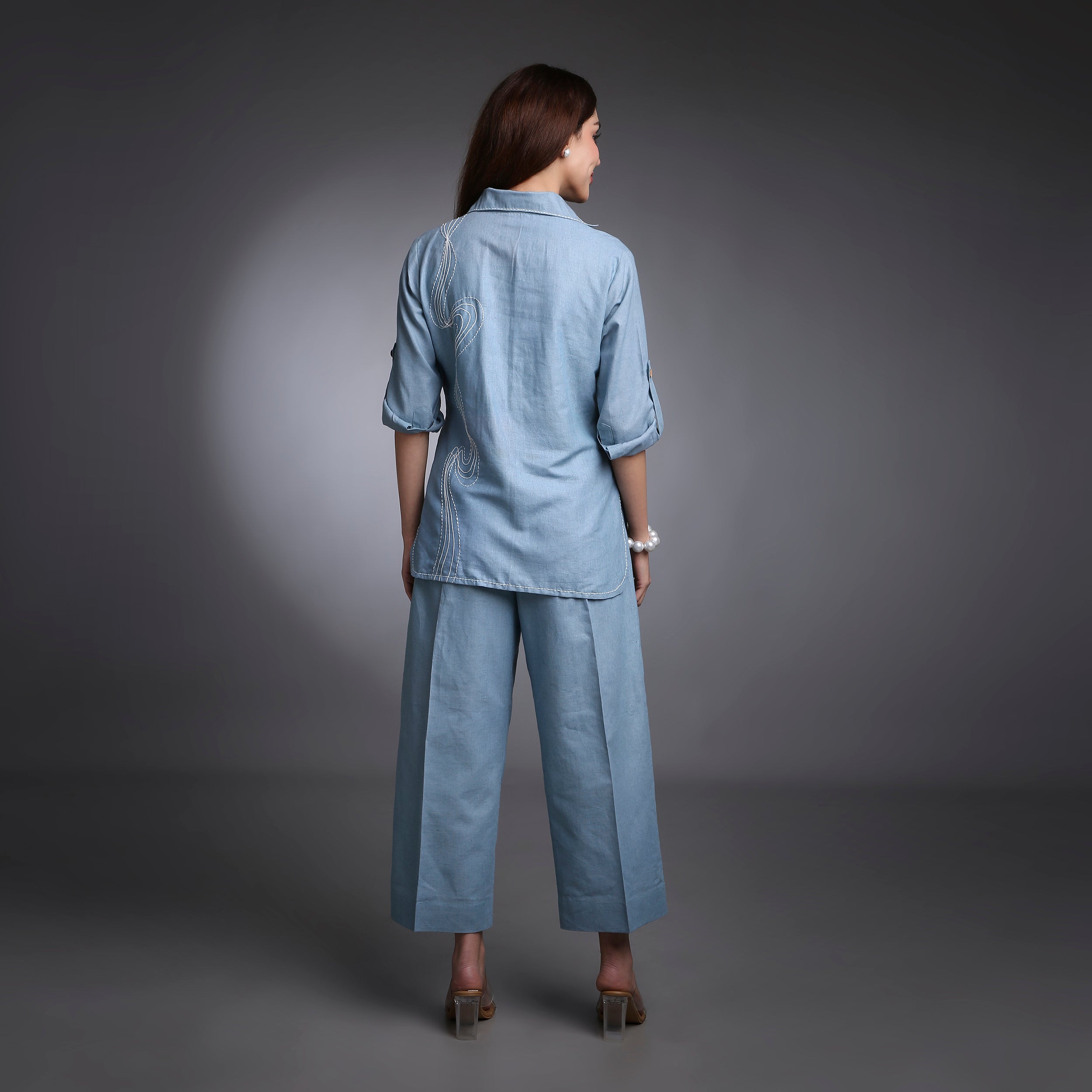 Zenith |Women Co-ord Set | Hand Thread-work