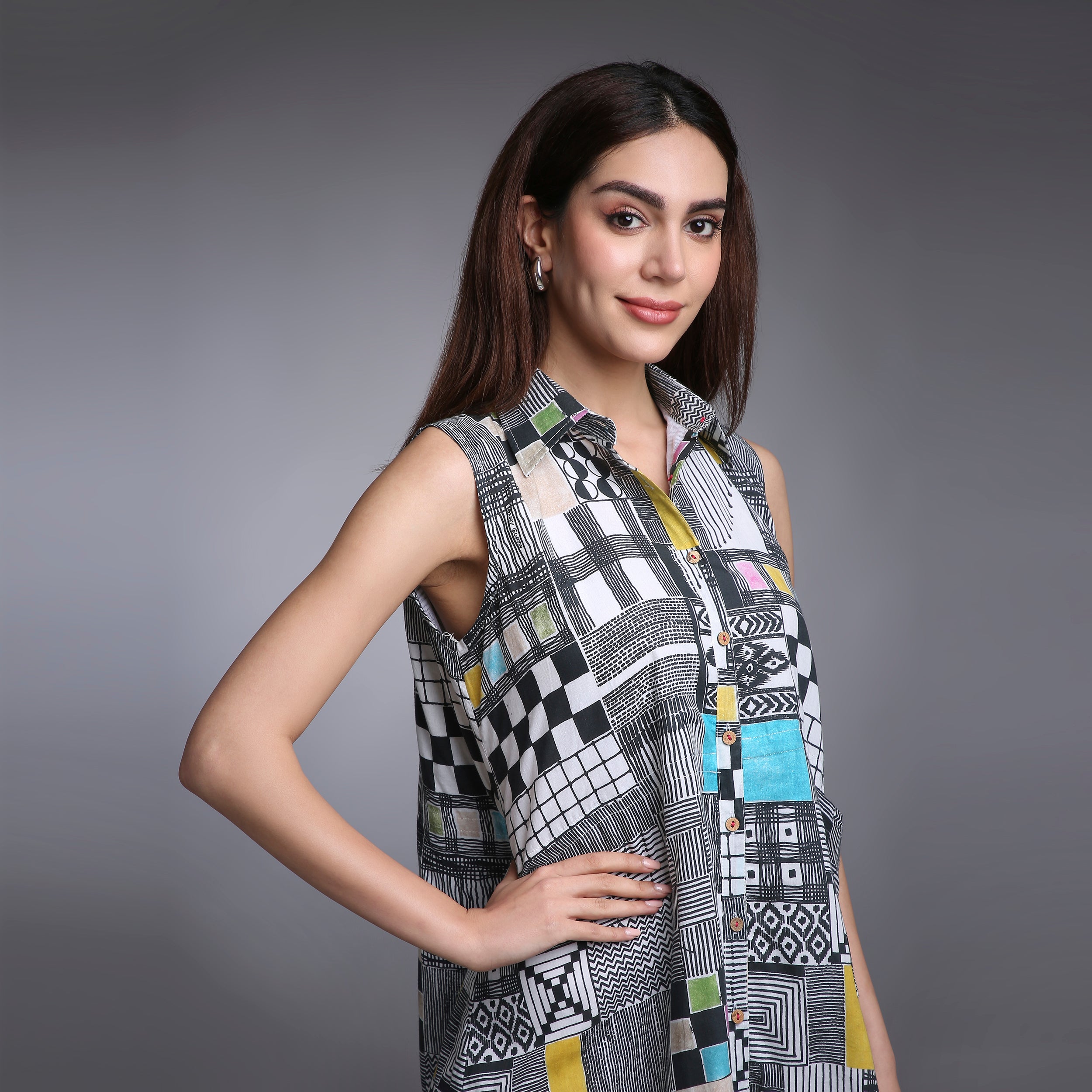 URBAN MUSE |Midi Dress |Digital Printed