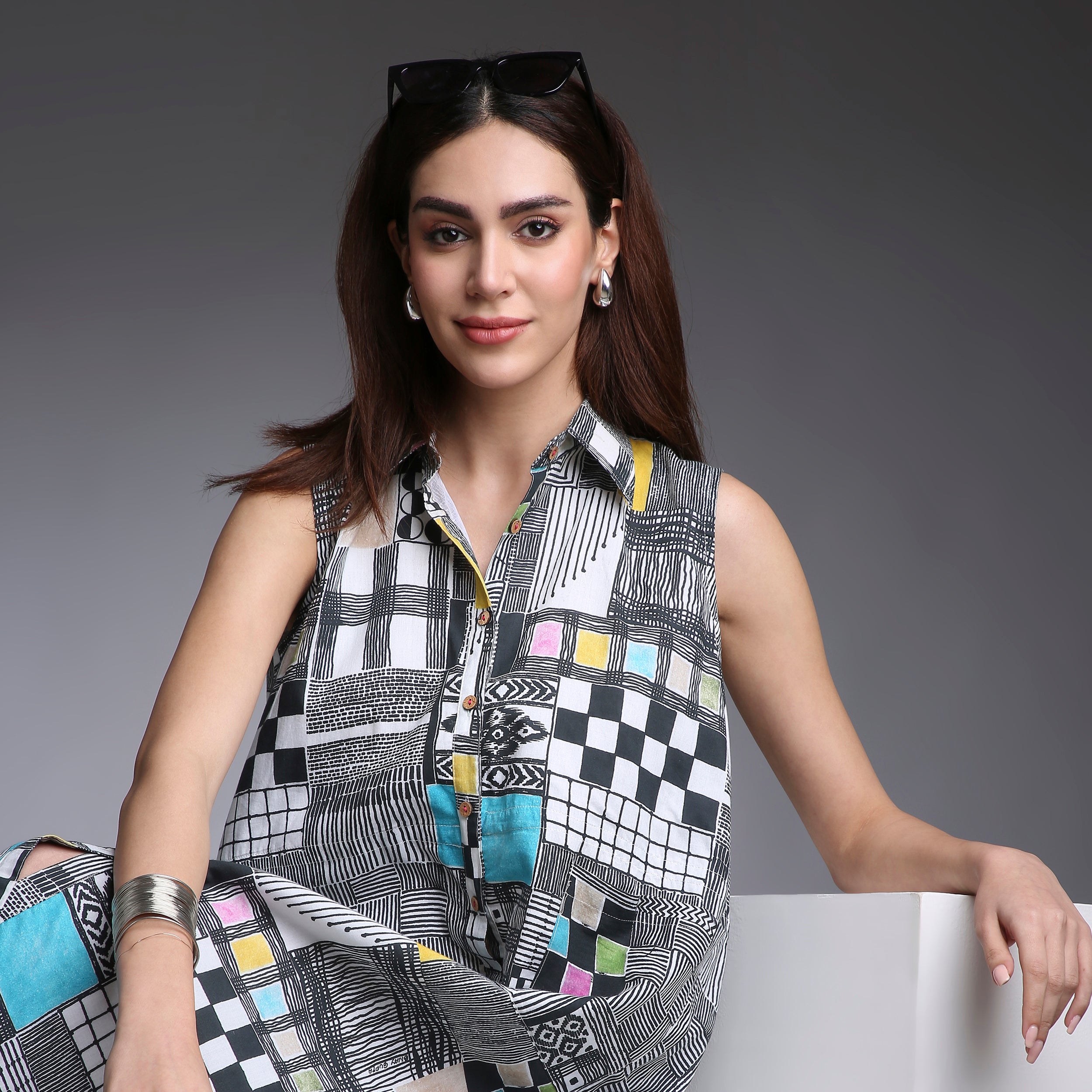 URBAN MUSE |Midi Dress |Digital Printed