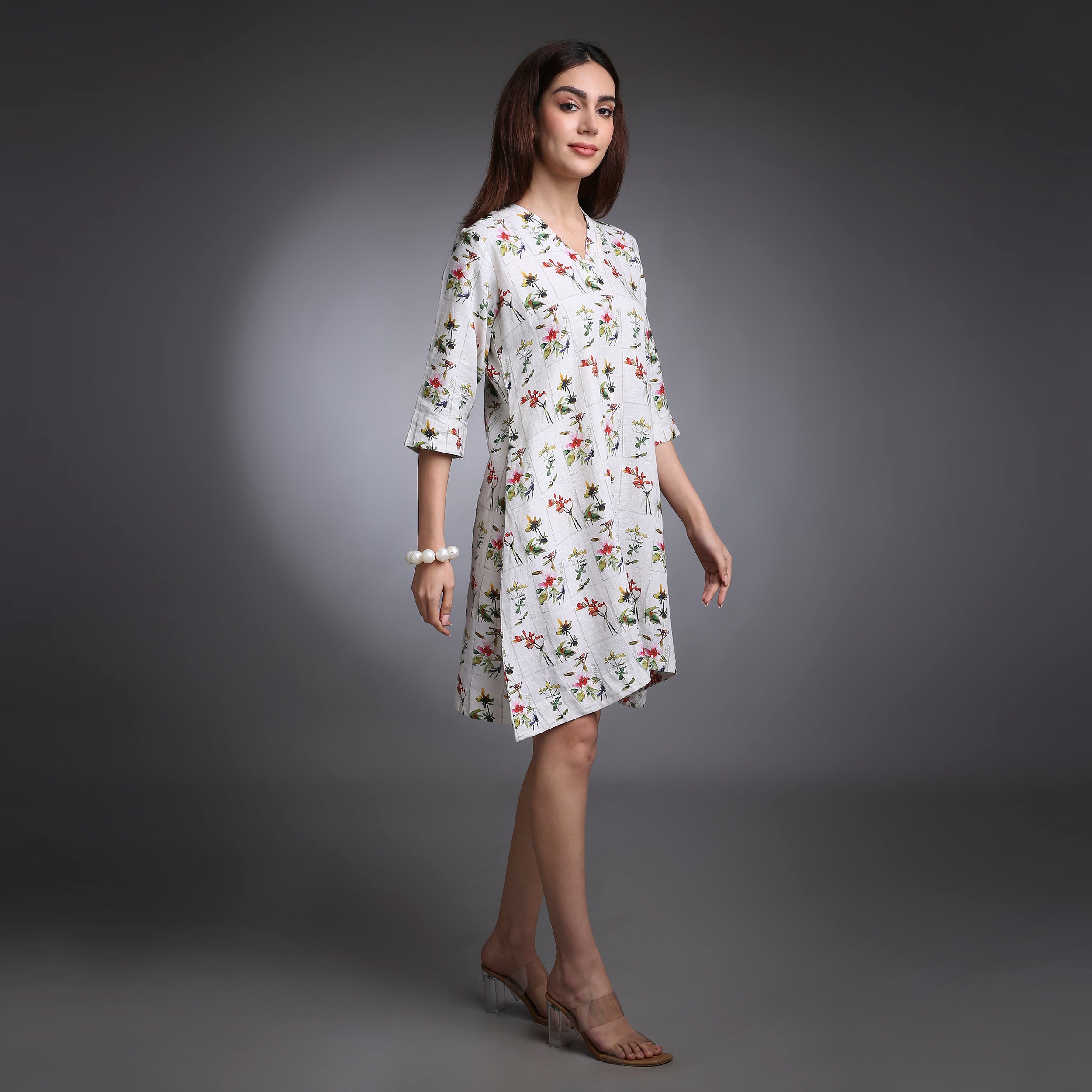 BAGICHA |Midi Dress |Digital Printed