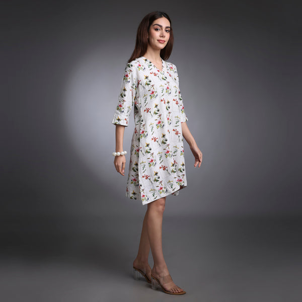 BAGICHA |Midi Dress |Digital Printed
