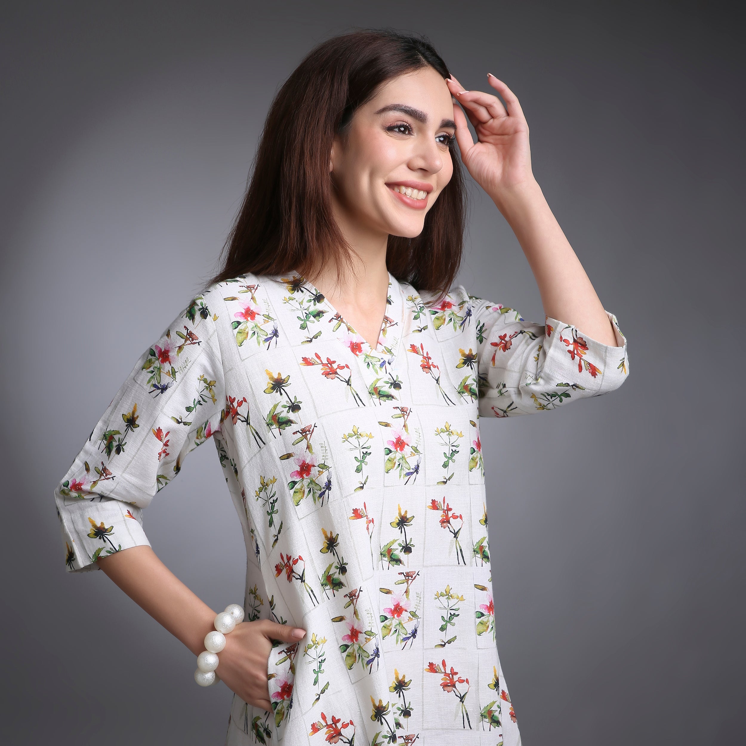 BAGICHA |Midi Dress |Digital Printed