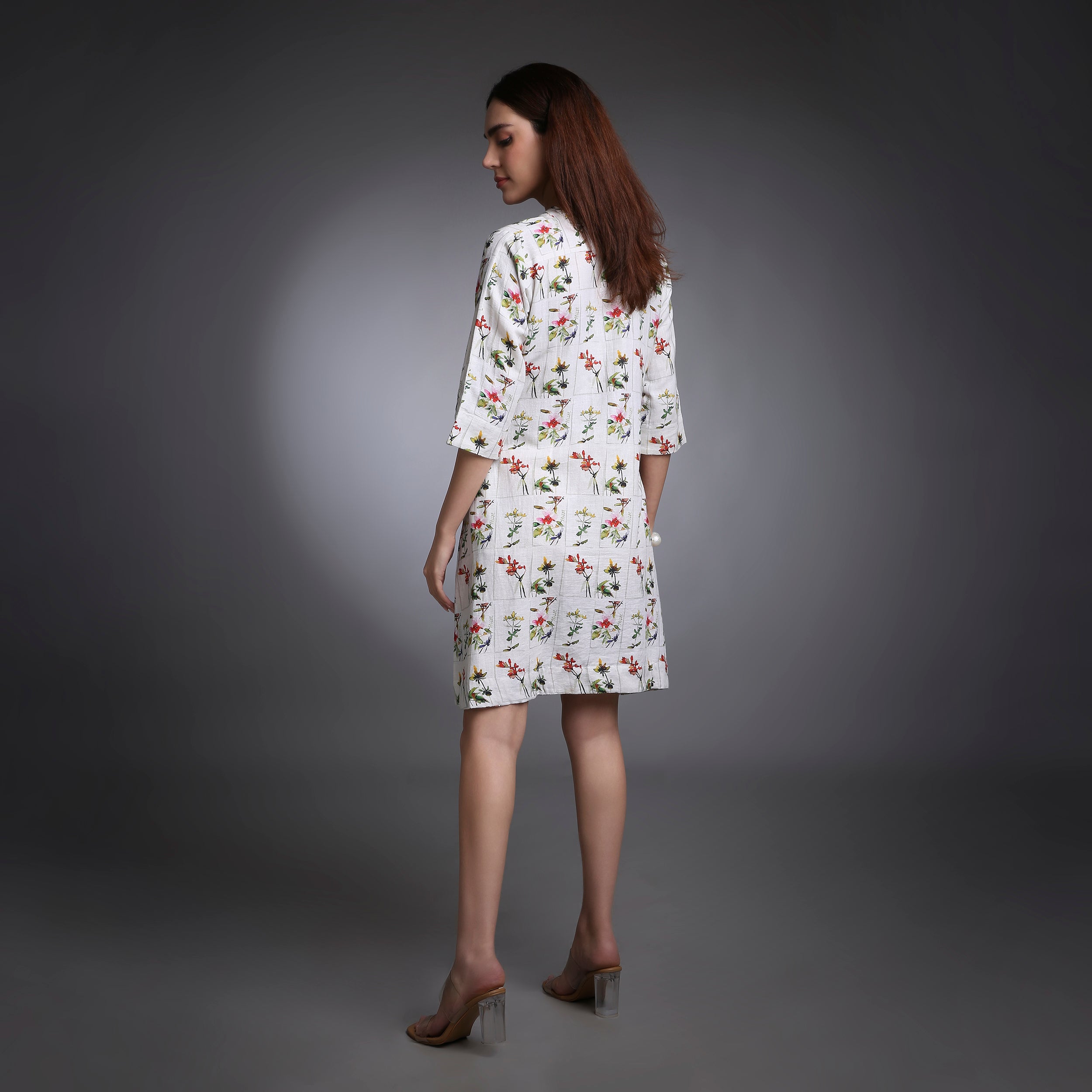 BAGICHA |Midi Dress |Digital Printed
