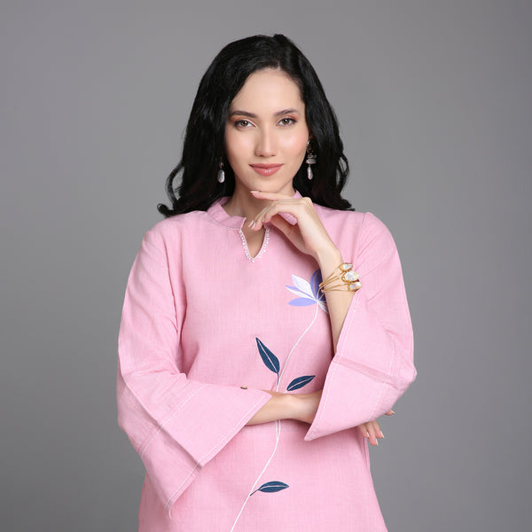 SAKURA | Women Tunic | Hand Painting