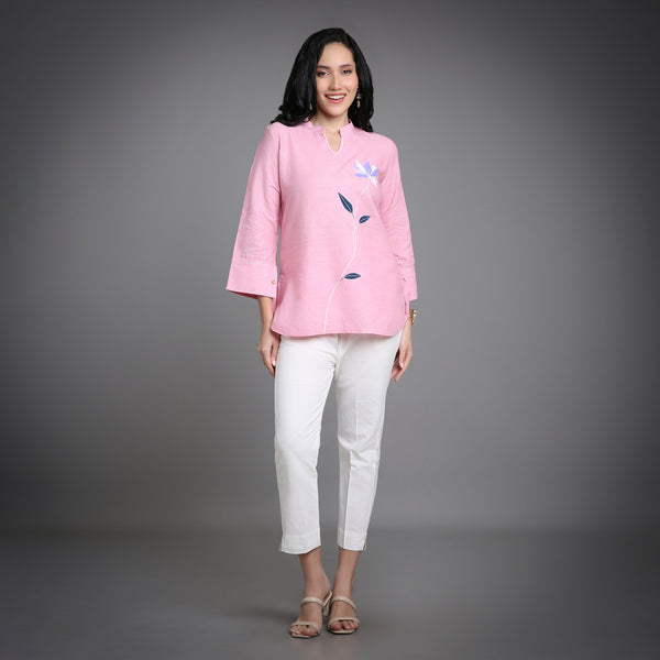 SAKURA | Women Tunic | Hand Painting