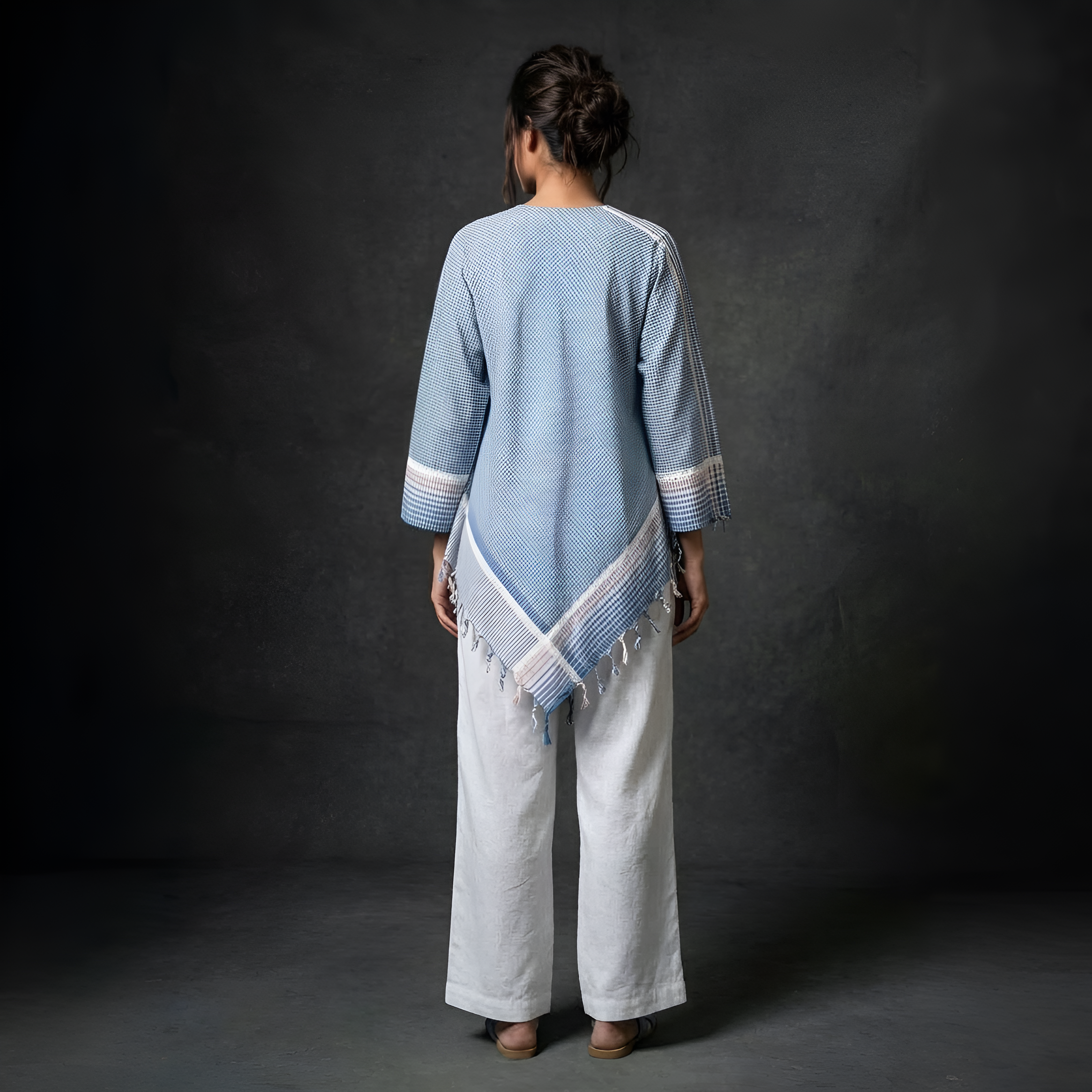 SOLARA |Poncho Tunics |Hand Thread work | Hand Painting