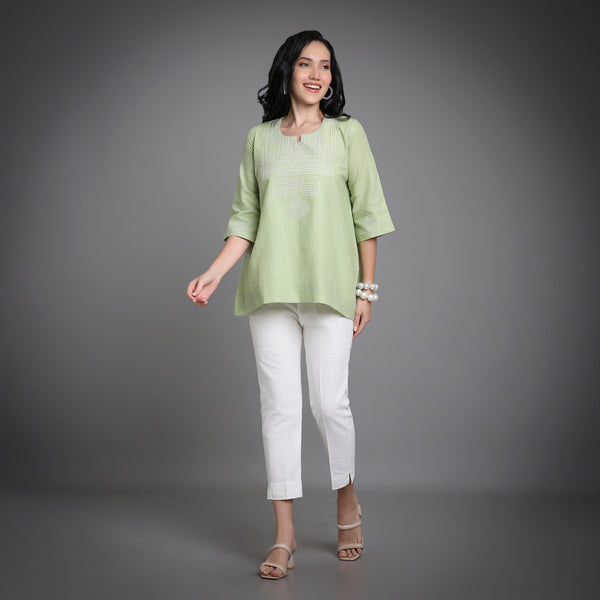 SYMARA | Woman Tunic | Hand Thread-Work
