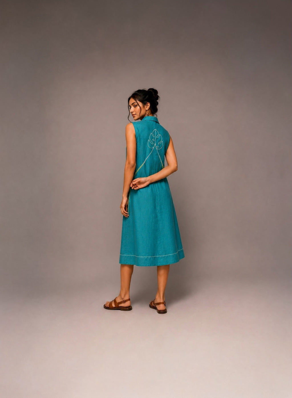 VINEA 2.0 |Single Piece Dress | Hand thread work | Hand painting